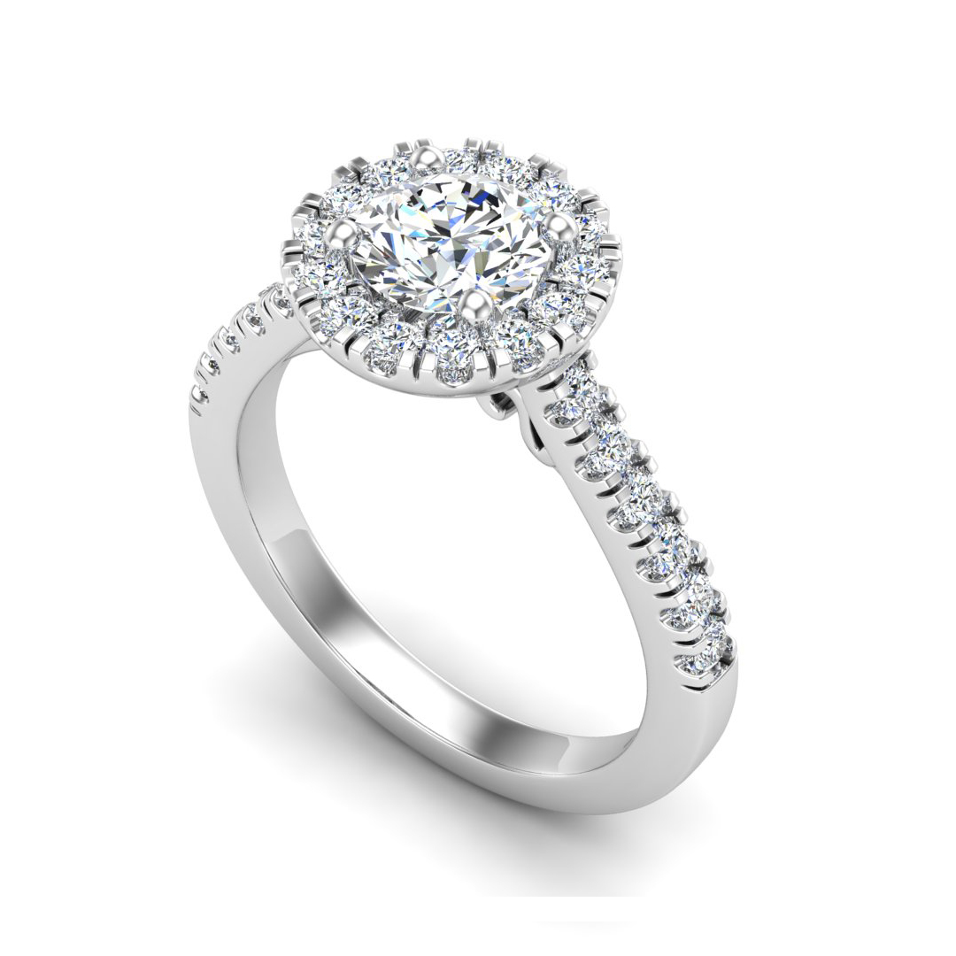 Jenny Halo Engagement Ring